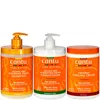 Cantu Shea Butter For Natural Hair Cleansing Cream Shampoo, Hydrating Cream Conditioner & Coconut Curling  In Pink