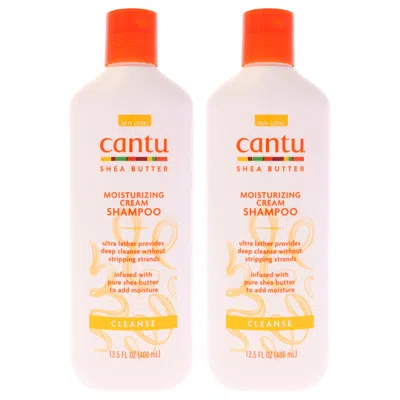 Cantu Shea Butter Moisturizing Cream Shampoo By  For Unisex - 13.5 oz Shampoo - Pack Of 2 In Multi