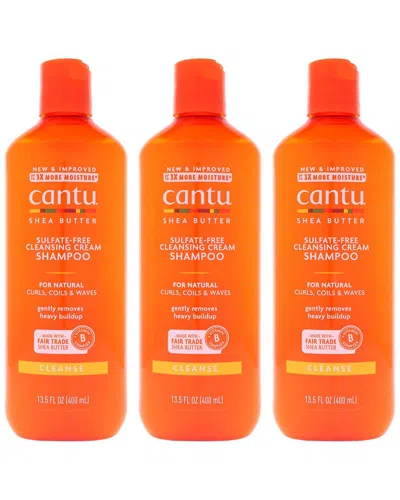 Cantu Unisex 13.5oz Shea Butter Sulfate Free Cleansing Cream Shampoo