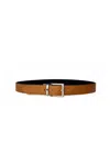 Canussa Men's Black / Brown Reverse Reversible Vegan Belt – Black/camel