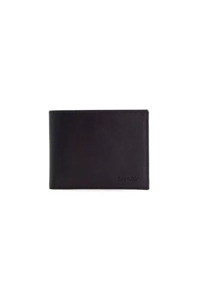 Canussa Women's Black / Red Slim Vegan Wallet - Black/red