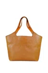 Canussa Women's Brown Executive Vegan Laptop Bag - Camel