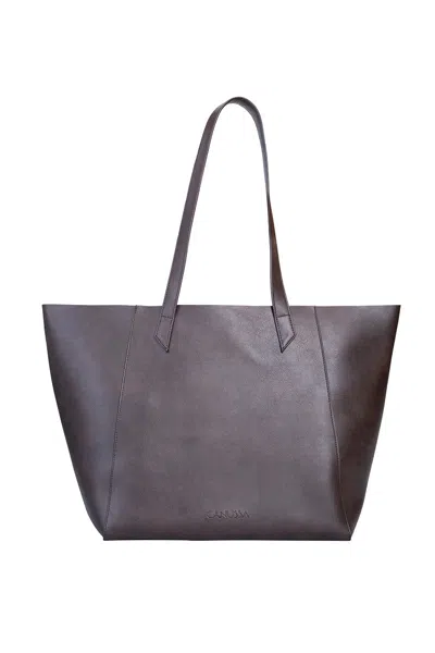 Canussa Women's Brown Totissimo Vegan Shoulder Bag - Chocolate