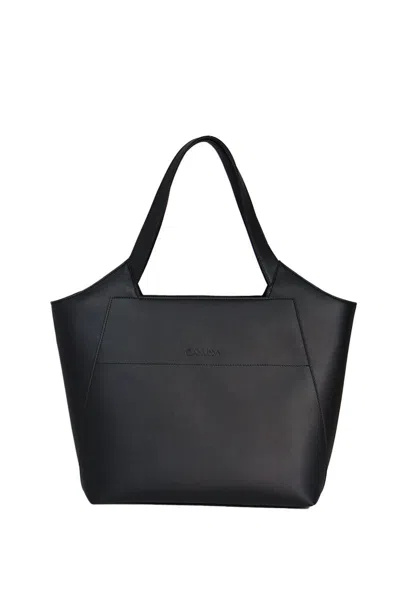 Canussa Women's Executive Vegan Laptop Bag - Corn Black