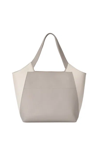 Canussa Women's Grey / White Executive Bag - Bicolor