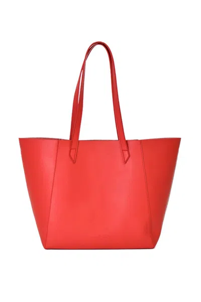 Canussa Women's Red Totissimo Vegan Shoulder Bag - Cherry
