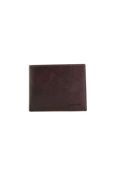 Canussa Women's Slim Vegan Wallet - Brown