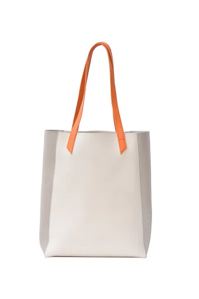 Canussa Women's White Lite Vegan Shoulder Bag - Tricolor