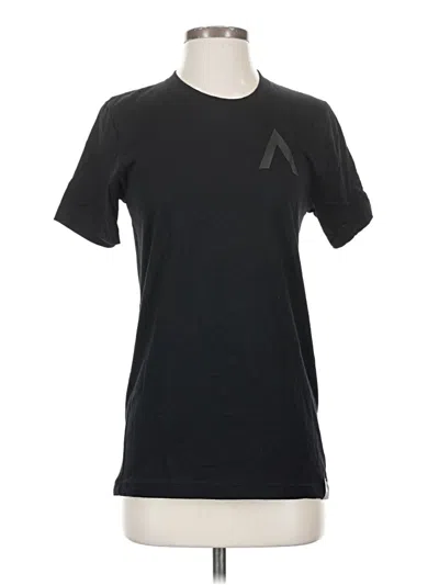 Pre-owned Canvas Active T-shirt In Black