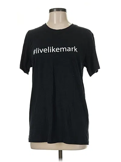 Pre-owned Canvas Active T-shirt In Black