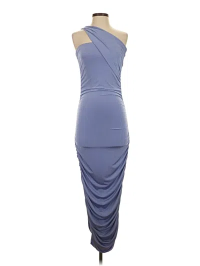 Pre-owned Canvas Cocktail Dress In Blue