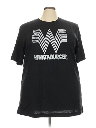 Pre-owned Canvas Short Sleeve T-shirt In Black