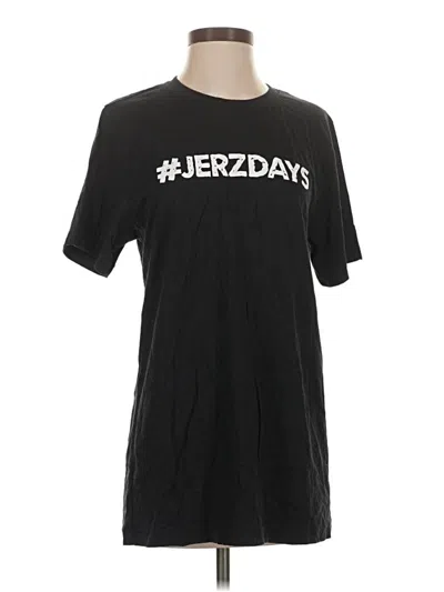 Pre-owned Canvas Short Sleeve T-shirt In Black