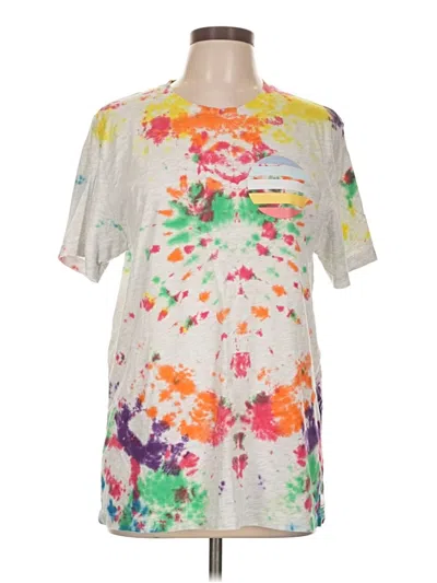 Pre-owned Canvas Short Sleeve T-shirt In White