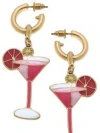 CANVAS STYLE CANVAS STYLE COSMO COCKTAIL ENAMEL EARRINGS