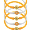 CANVAS STYLE TENNESSEE VOLUNTEERS 24K GOLD PLATED BALI BRACELET STACK