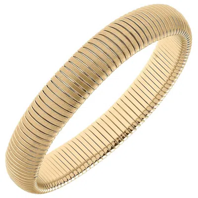 Canvas Style Women's Florence Watchband Bangle In Satin Gold