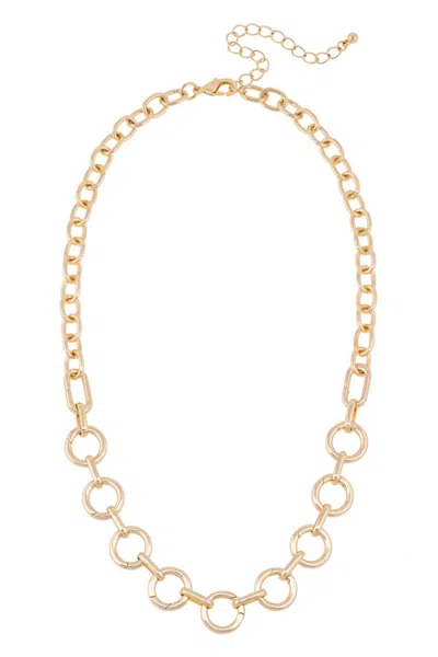 Canvas Style Women's Juliette Charm Collector Necklace In Shiny Gold