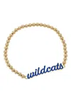 Canvas Style Women's Kentucky Wildcats Enamel Logo Bracelet In Blue/gold In Multi