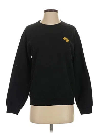 Pre-owned Canvas Sweatshirt In Black
