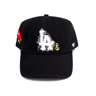 Canvas Women's Escape From L A Dad Hat Black W/ Red Lips