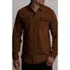 Canyon Of Heroes Big Sky Western Stretch Denim Shirt In Rust
