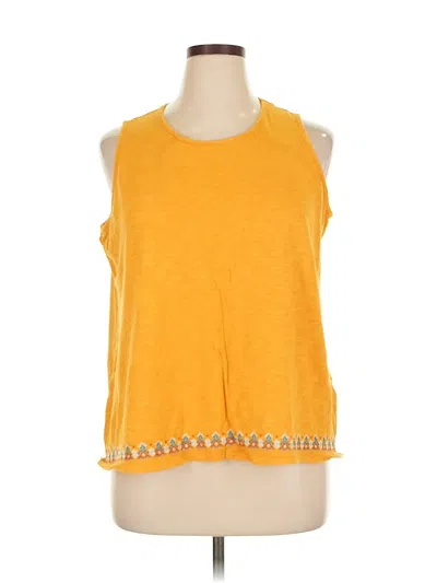Pre-owned Canyon Retreat Sleeveless T-shirt In Yellow