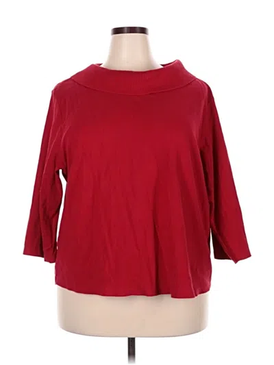 Pre-owned Canyon River Blues Cardigan Sweater In Red