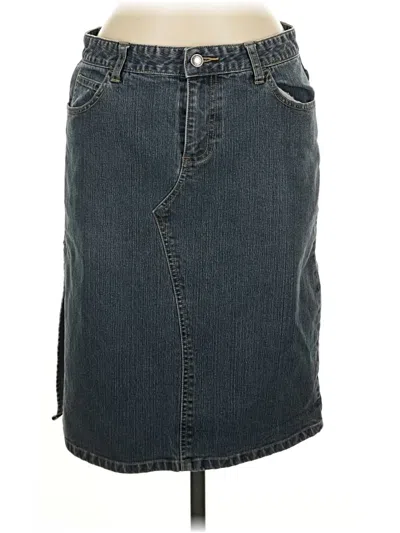 Pre-owned Canyon River Blues Denim Skirt In Blue