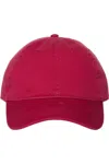 Cap America Relaxed Golf Hat In Red