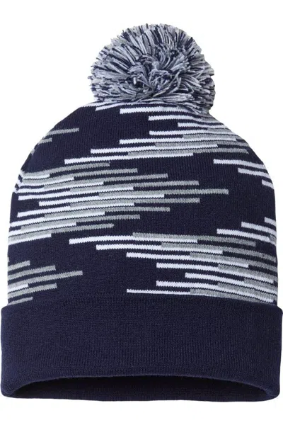 Cap America Usa-made Bar Beanie In Multi