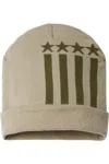 Cap America Usa-made Patriotic Cuffed Beanie In Multi