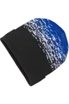 Cap America Usa-made Static Cuffed Beanie In Blue