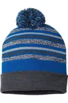 Cap America Usa-made Striped Beanie In Multi
