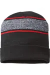 Cap America Usa-made Variegated Striped Cuffed Beanie