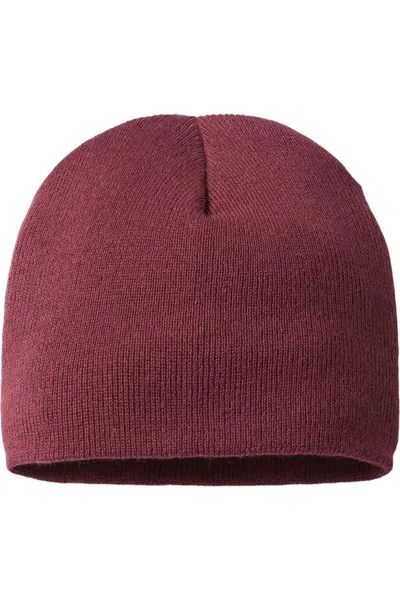 Cap America Usa-made 8 1/2 Beanie In Red