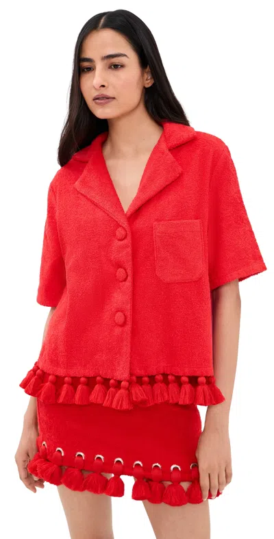 Cap D’antibes Antonia Shirt Red