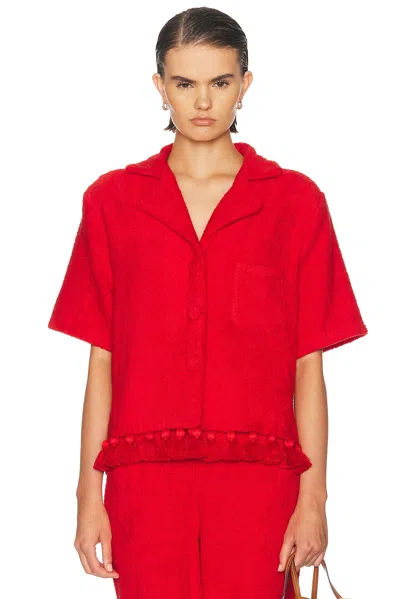 Cap D’antibes Antonia Shirt In Red