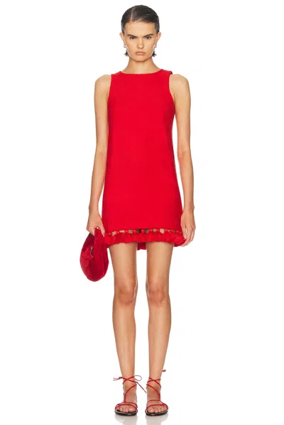 Cap D’antibes Manon Courte Dress In Red