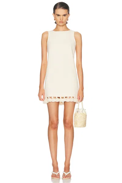 Cap D’antibes Manon Courte Dress In White