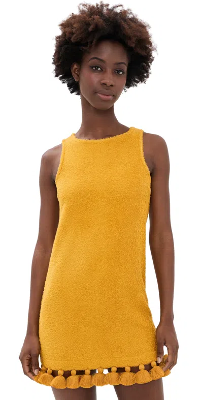 Cap D’antibes Manon Short Dress Golden Yellow