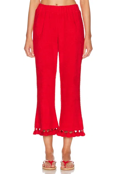 Cap D’antibes Morgan Pant In Red