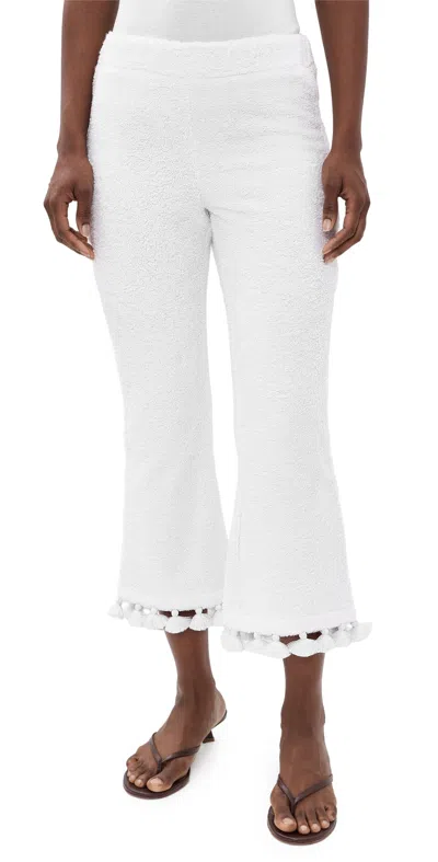 Cap D’antibes Morgane Pants White In Black