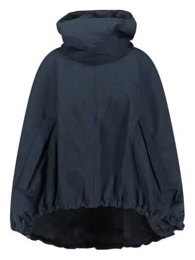 Cap Hooded E In Blue