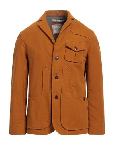 Capalbio Man Jacket Marigold Size 42 Cotton In Yellow