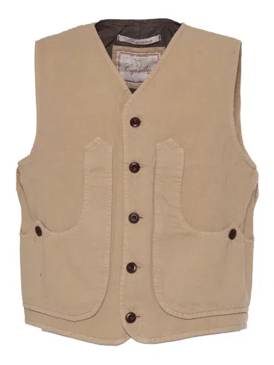 Capalbio Waistcoat In Beige