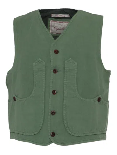 Capalbio Waistcoat In Verde