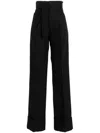 Capasa Milano Check Wide Pants In Black