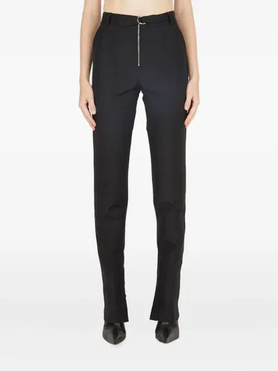 Capasa Milano Wool-blend Trousers In Black