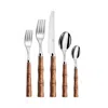 Capdeco Byblos 5 Piece Place Setting In Brown